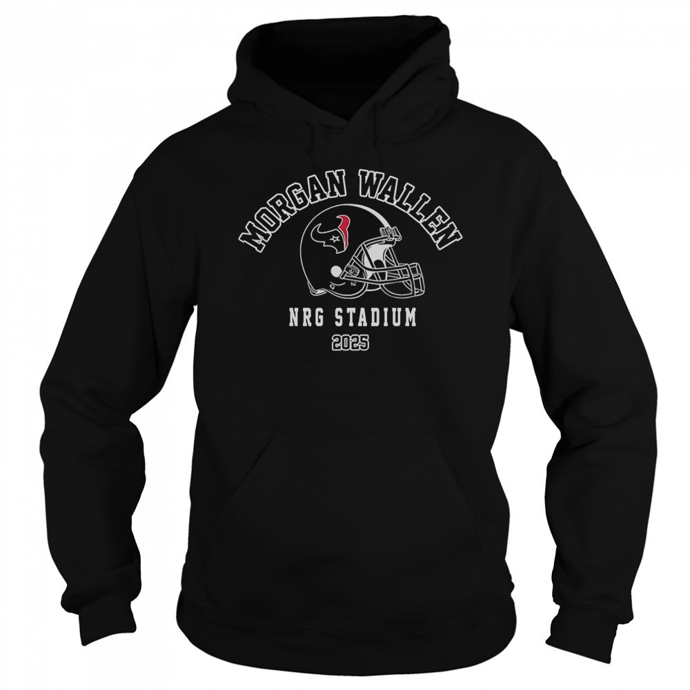 Morgan Wallen X Houston Texans NRG Stadium 2025 Tour T-Shirt Hoodie