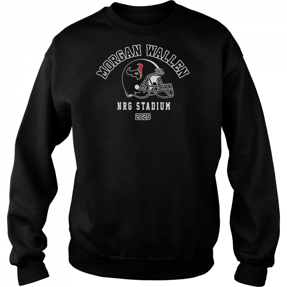 Morgan Wallen X Houston Texans NRG Stadium 2025 Tour T-Shirt Sweatshirt