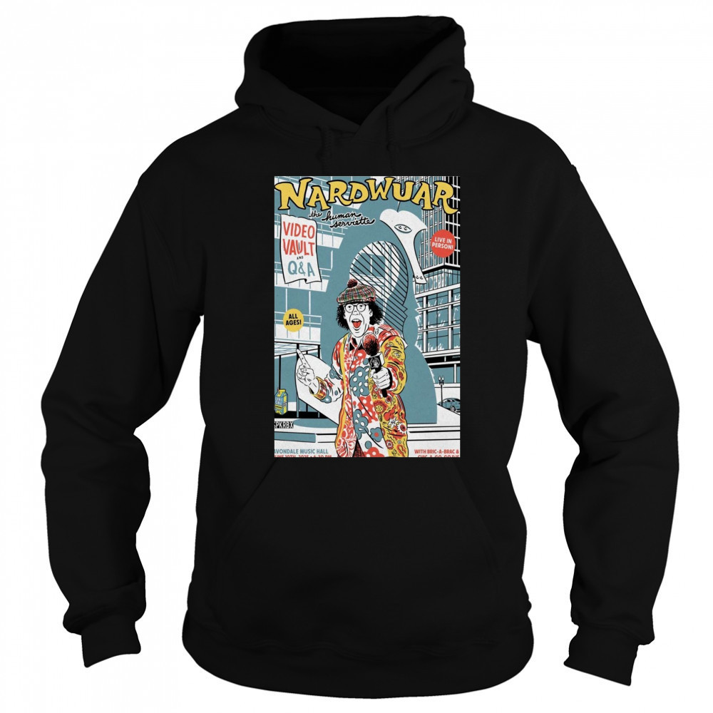Nardwuar The Human Serviette Chicago IL 6-19-2025 Poster T-Shirt Sweatshirt