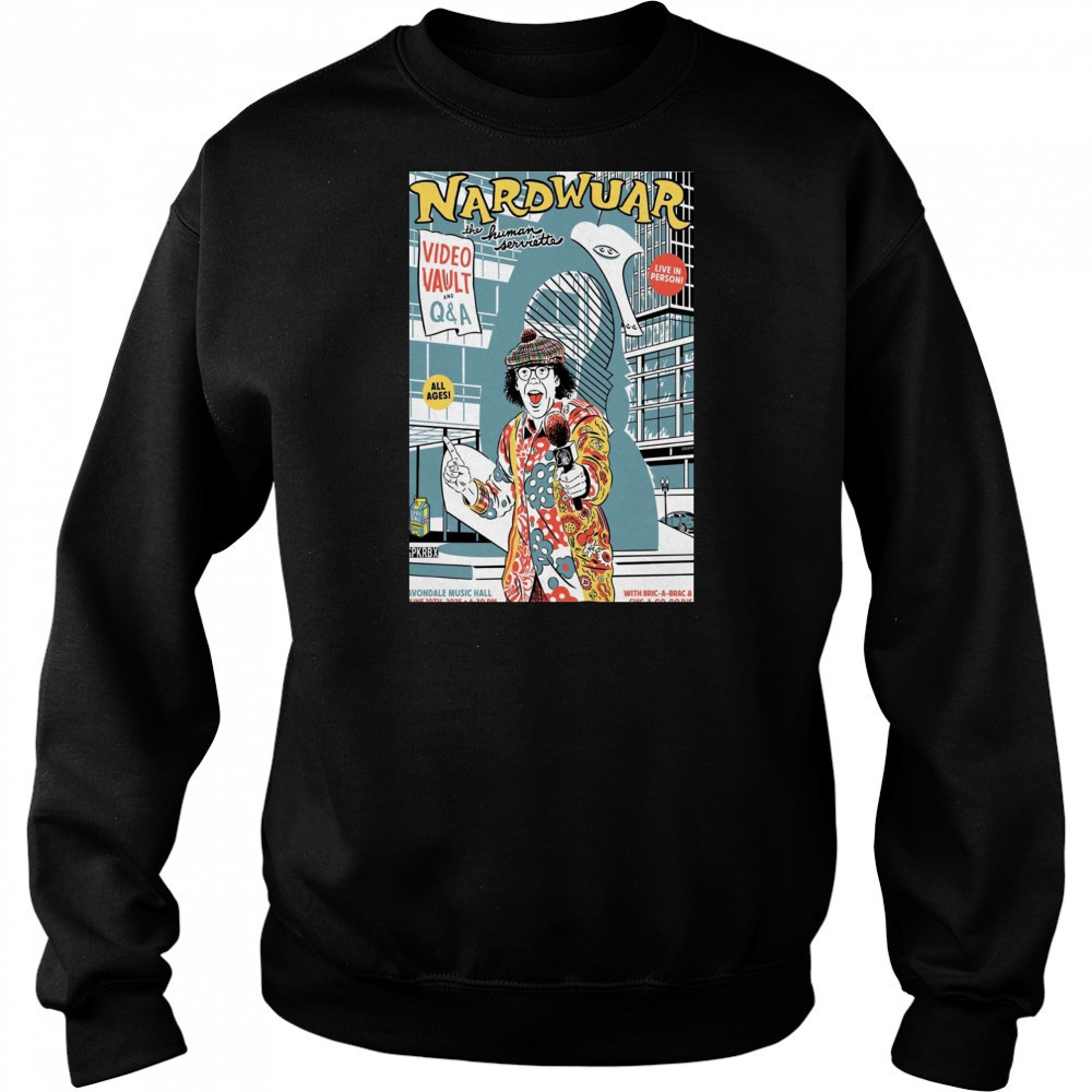 Nardwuar The Human Serviette Chicago IL 6-19-2025 Poster T-Shirt Hoodie