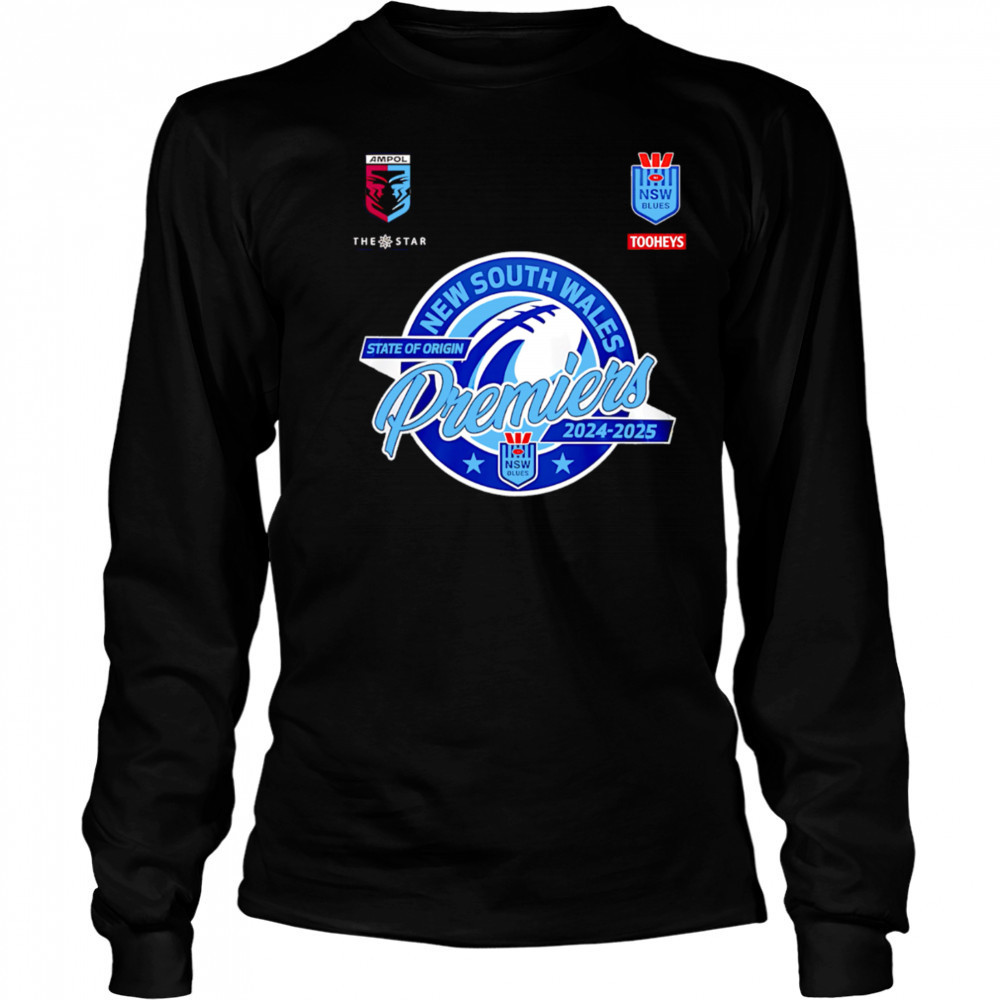 NSW Blues 2025 Premiers State Of Origin shirt Long Sleeved
