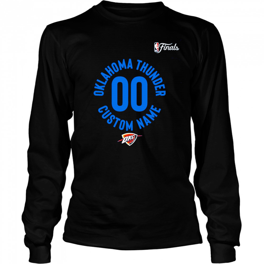 Oklahoma City Thunder Circle NBA Finals 00 shirt Long Sleeved