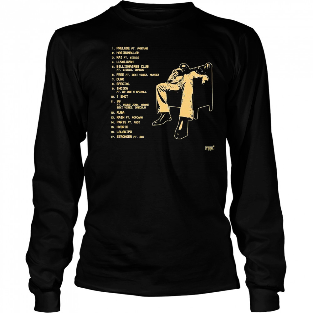 Olamide Olamidé Album Sofa T-Shirt Long Sleeved