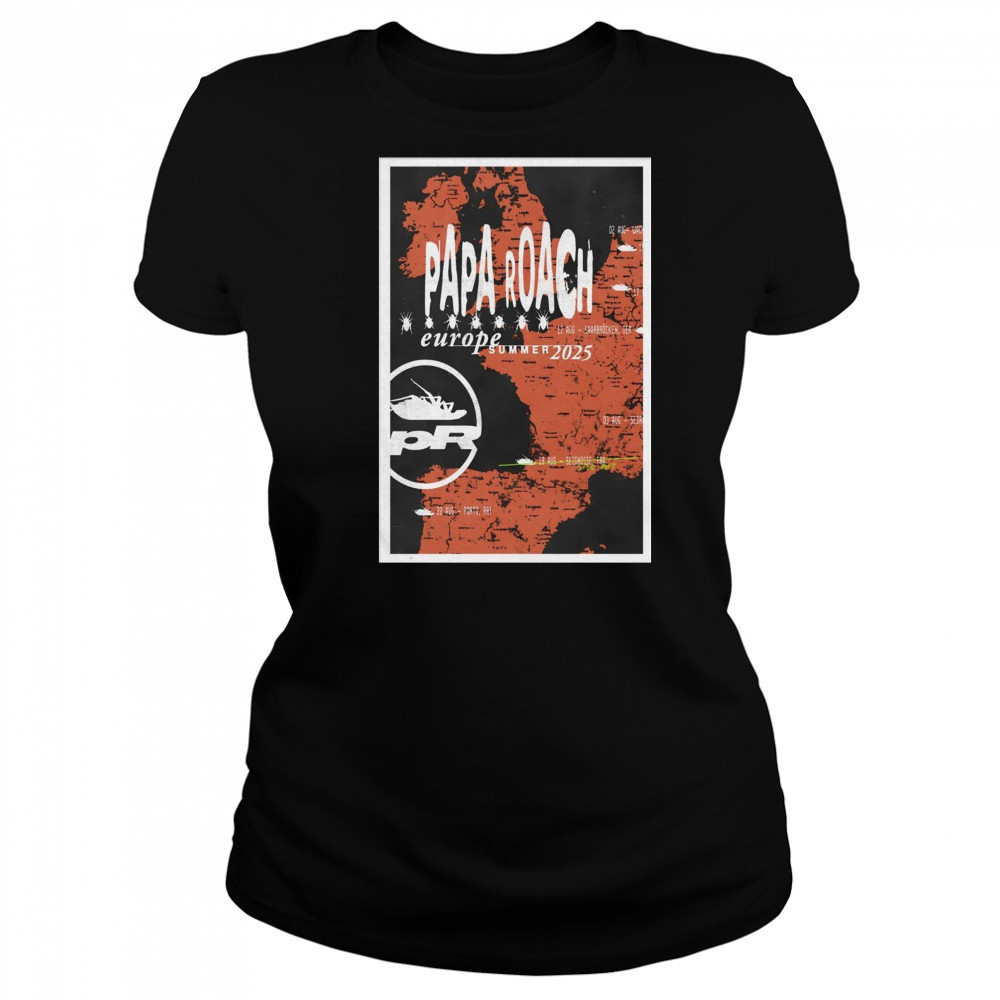 Papa Roach Tour 2025 Poster T-Shirt Women's T-shirt