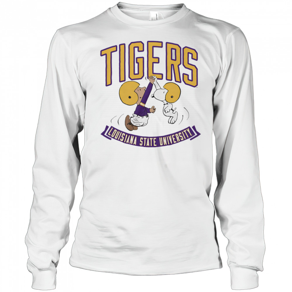 Peanuts x LSU football shirt Long Sleeved