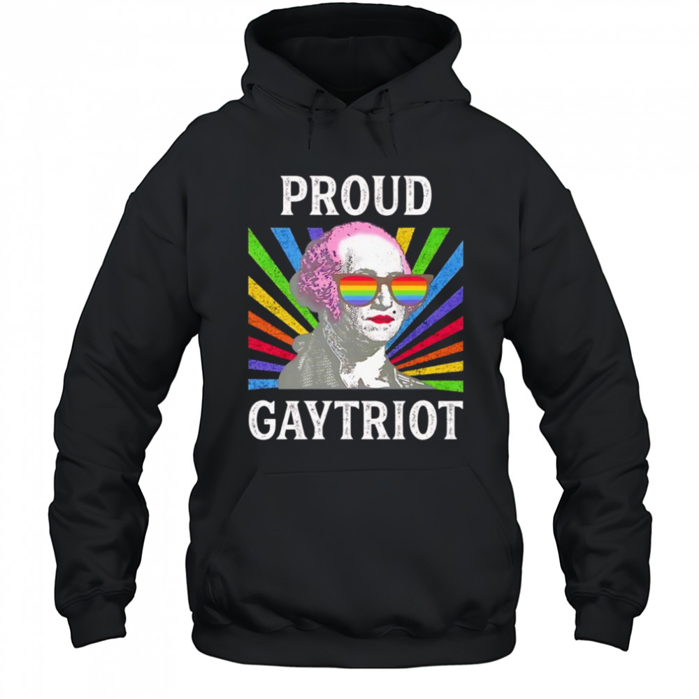 Proud Gaytriot shirt Hoodie