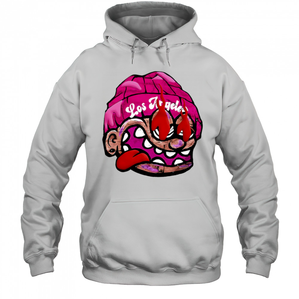 Quirky Cartoon Big Face Los Angeles shirt Hoodie
