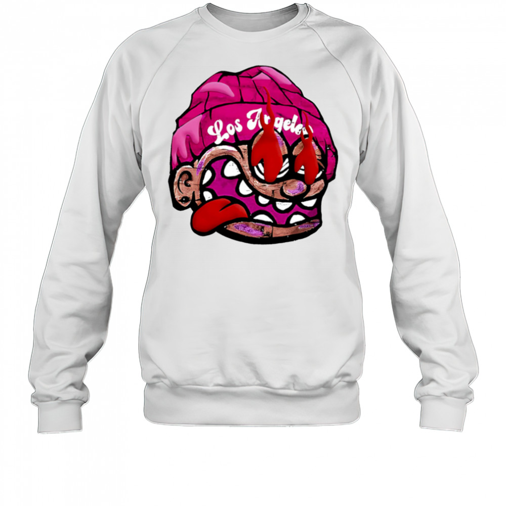 Quirky Cartoon Big Face Los Angeles shirt Sweatshirt