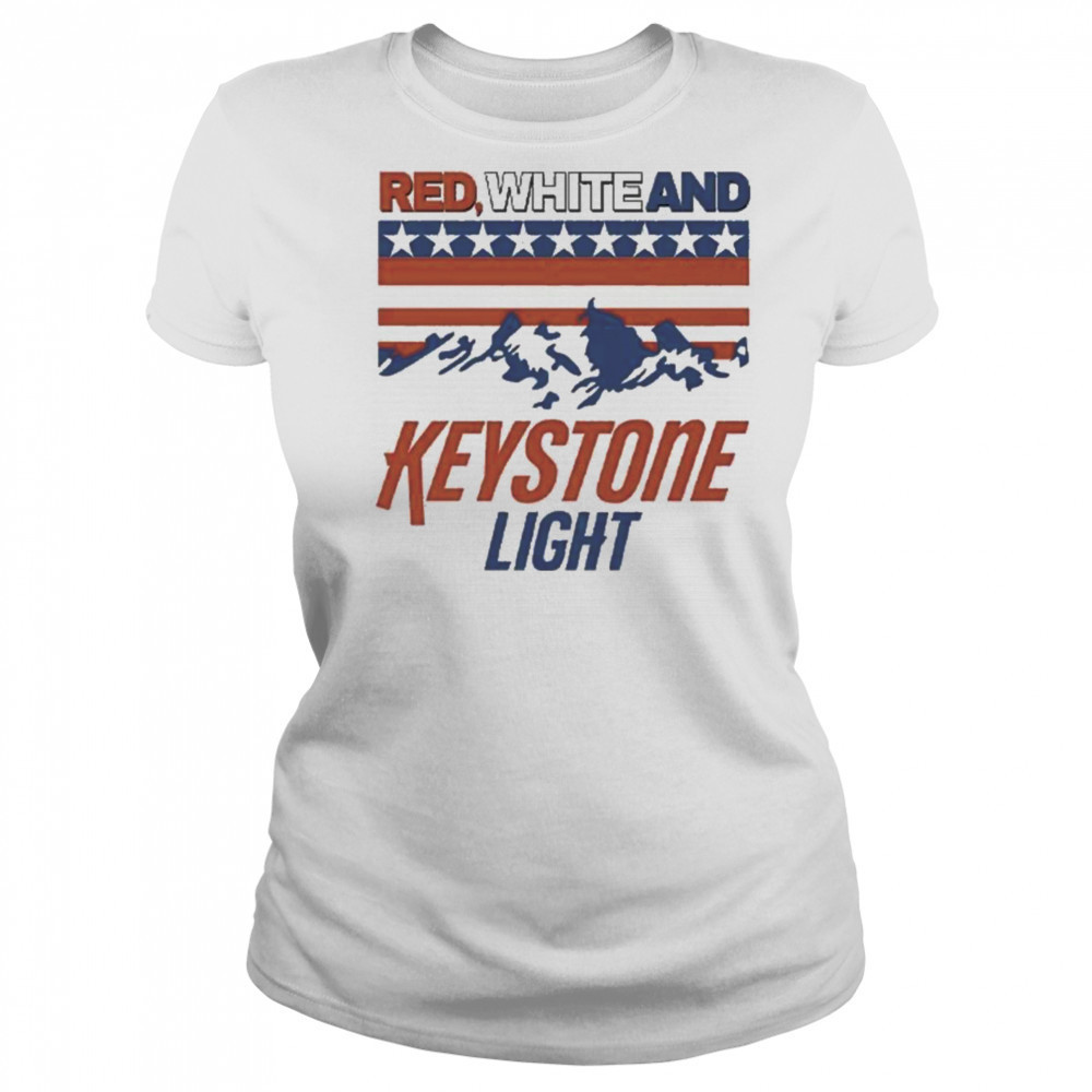 Red White And Keystone Light 4th Of July Shirt Women's T-shirt