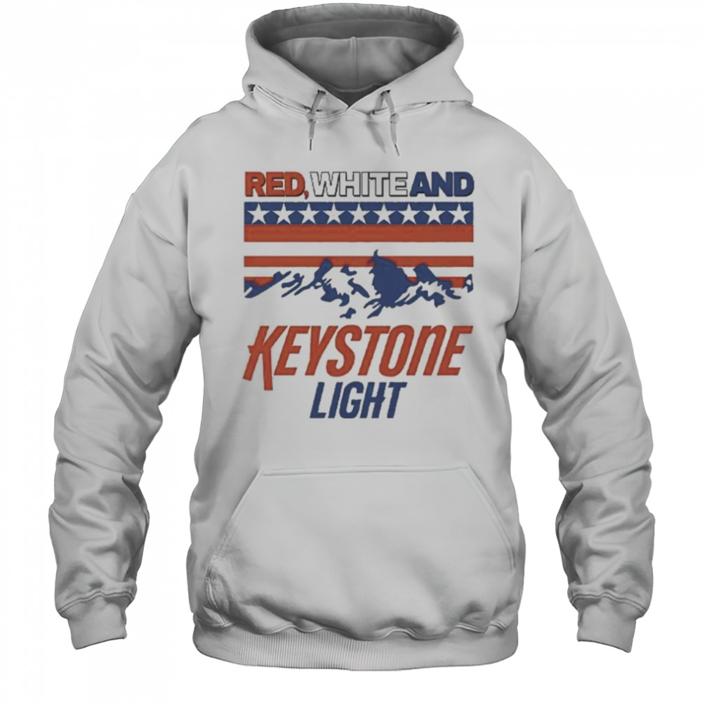 Red White And Keystone Light 4th Of July Shirt Hoodie