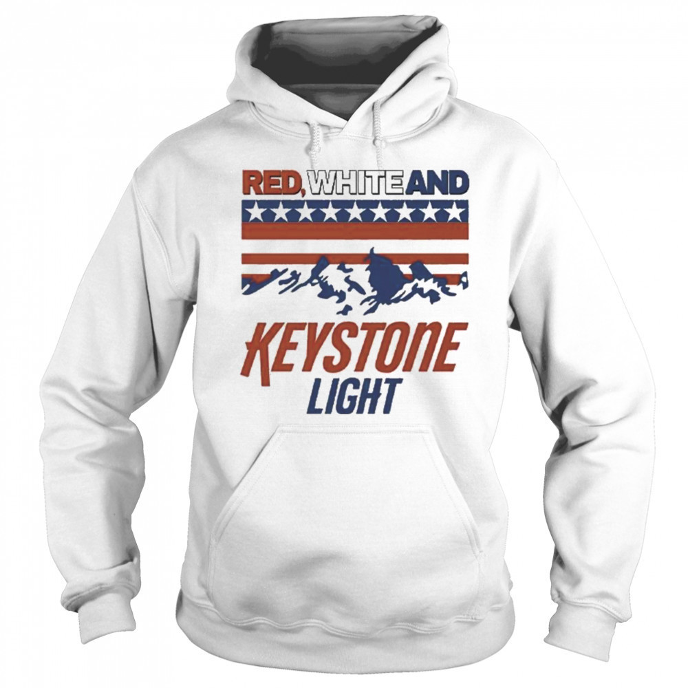 Red White And Keystone Light 4th Of July Shirt Hoodie