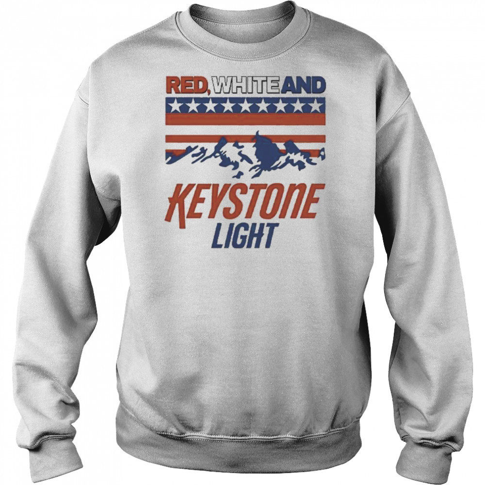 Red White And Keystone Light 4th Of July Shirt Sweatshirt