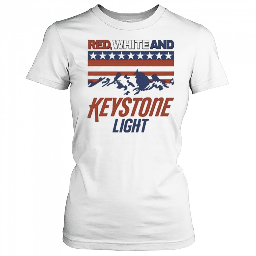 Red White And Keystone Light 4th Of July Shirt Women's T-shirt