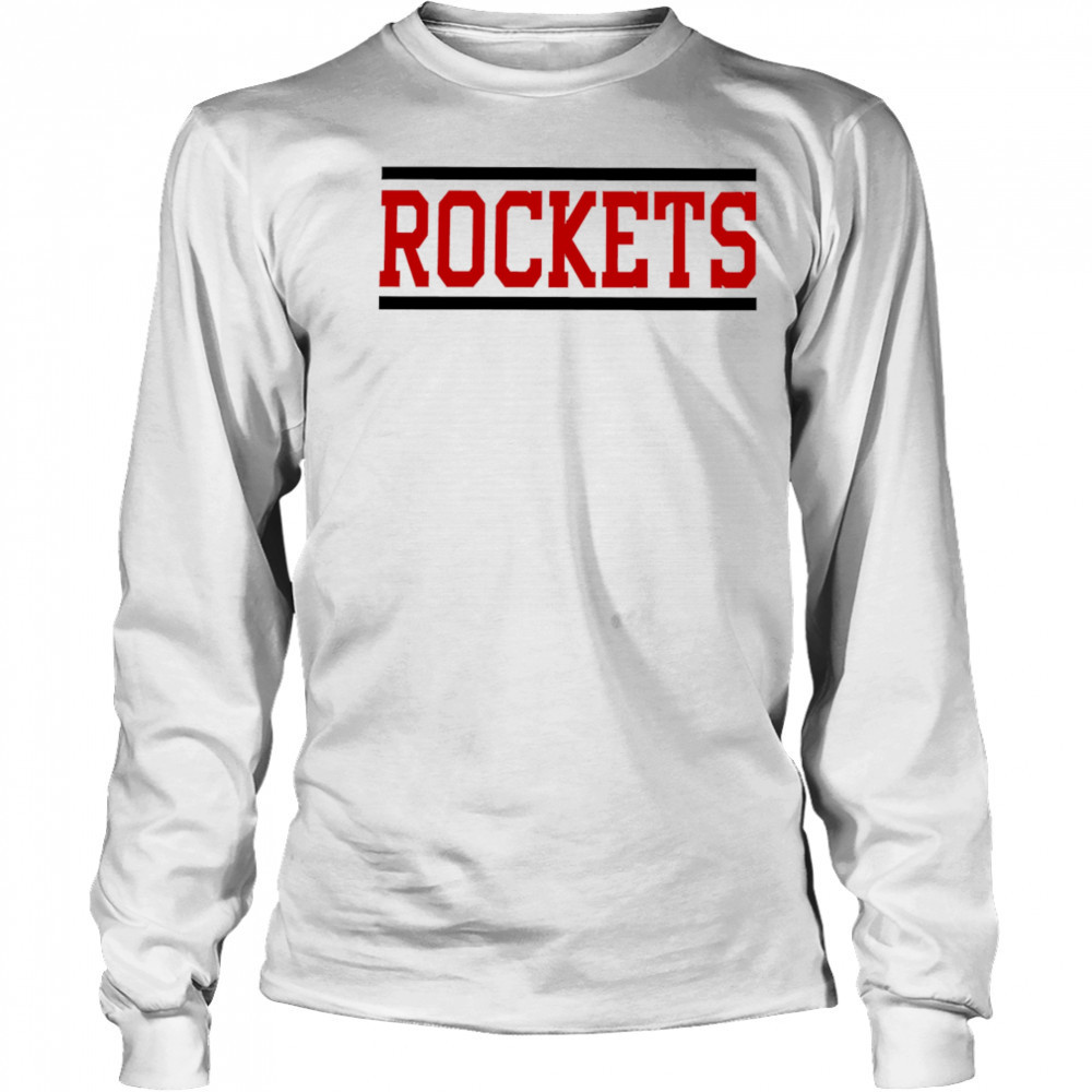 Rockets horizontal lines shirt Long Sleeved