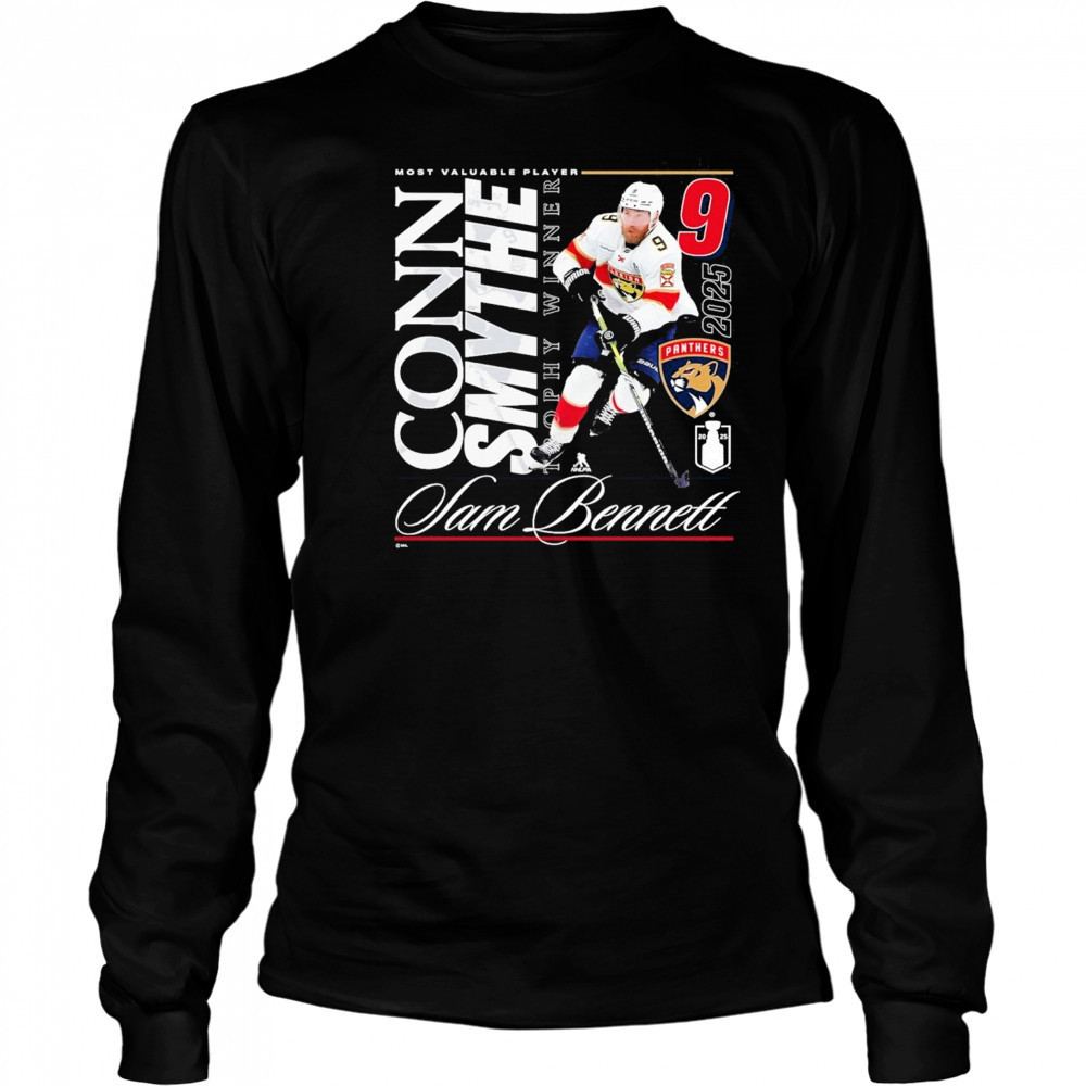 Sam Bennett Florida Panthers 2025 Conn Smythe Winner T-Shirt Long Sleeved