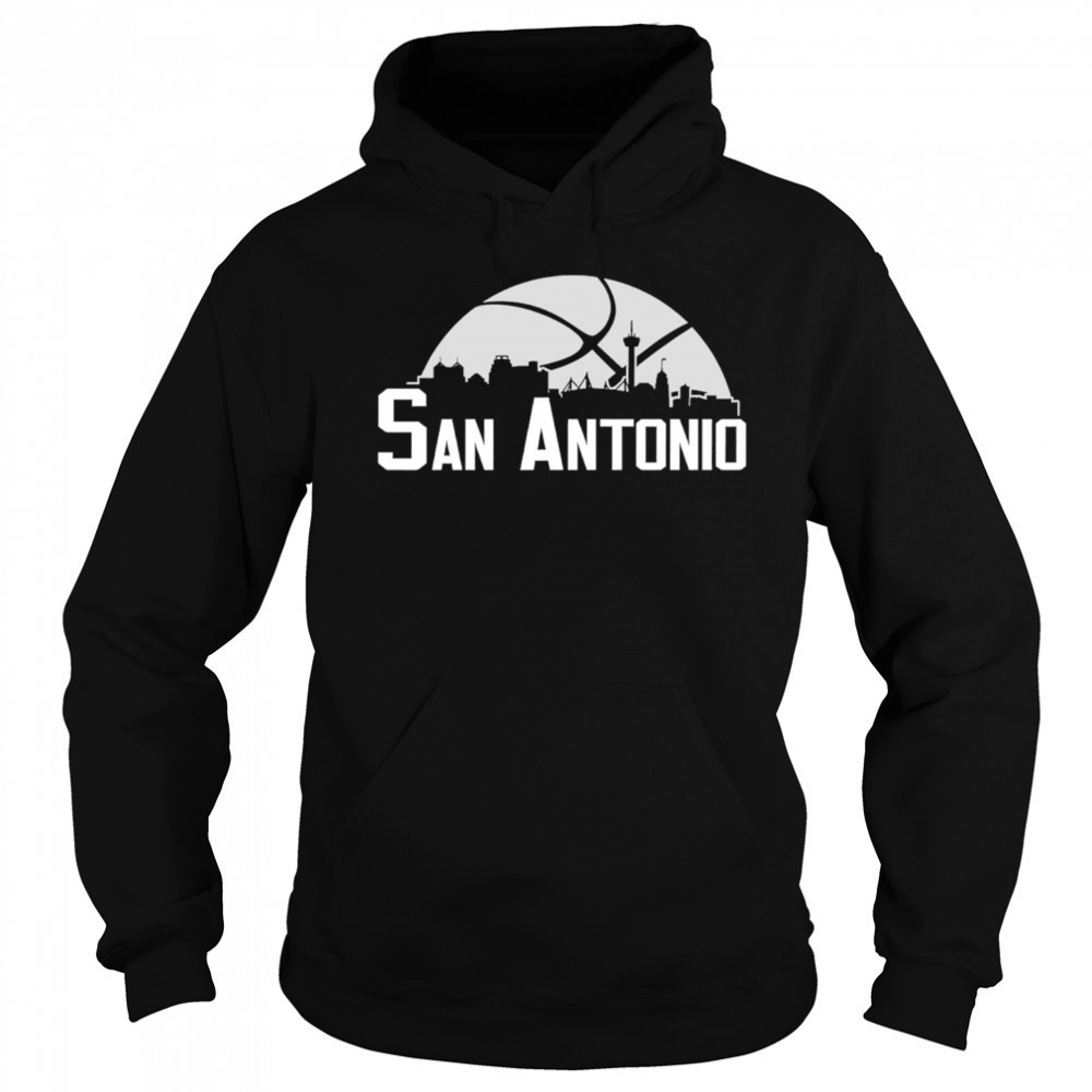 San Antonio Spurs Cityscape Skyline style 2025 shirt Sweatshirt