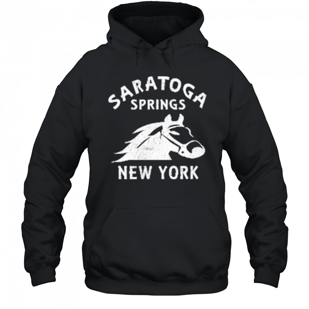 Saratoga Springs NY Horse T-Shirt Hoodie