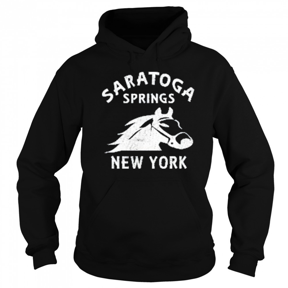 Saratoga Springs NY Horse T-Shirt Hoodie