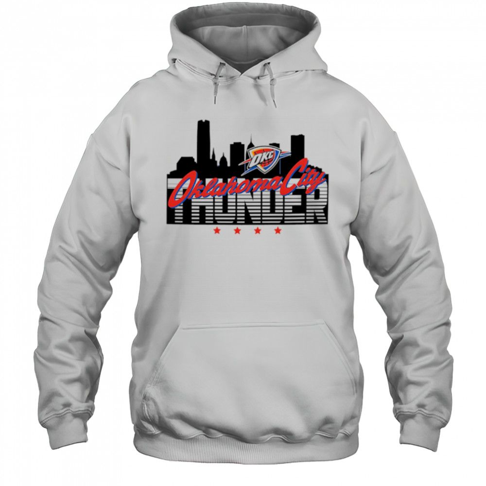 Skyline Oklahoma City Thunder style 2025 shirt Hoodie