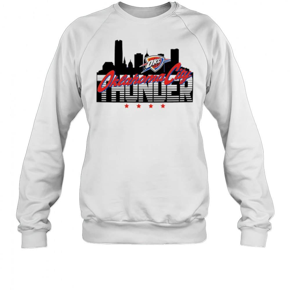 Skyline Oklahoma City Thunder style 2025 shirt Sweatshirt