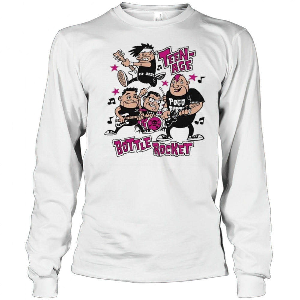 Teenage Bottlerocket Bottle Rocket Flintstones T-shirt Long Sleeved