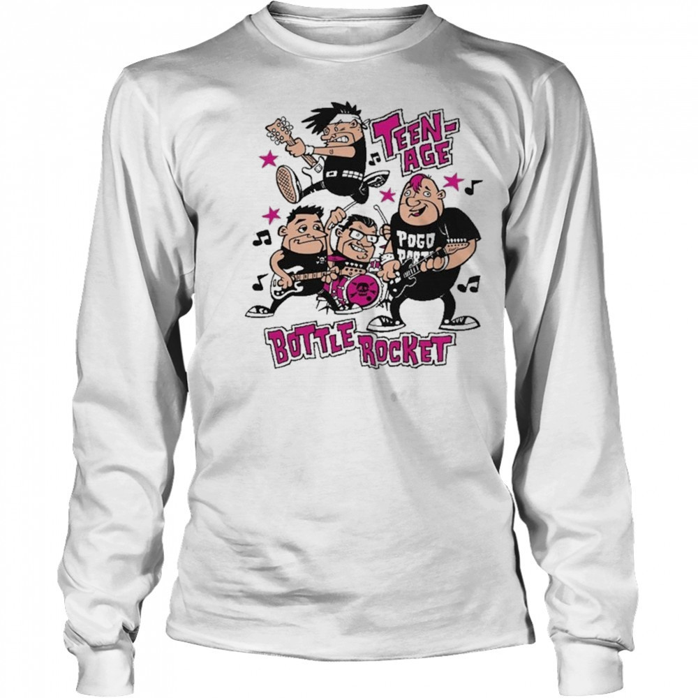 Teenage Bottlerocket Bottle Rocket Flintstones T-shirt Long Sleeved