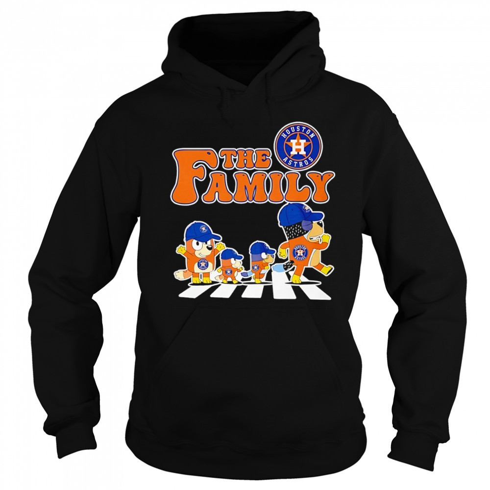 The Family Bluey vs Houston Astros MLB Baseball Abbey Road shirt Sweatshirt