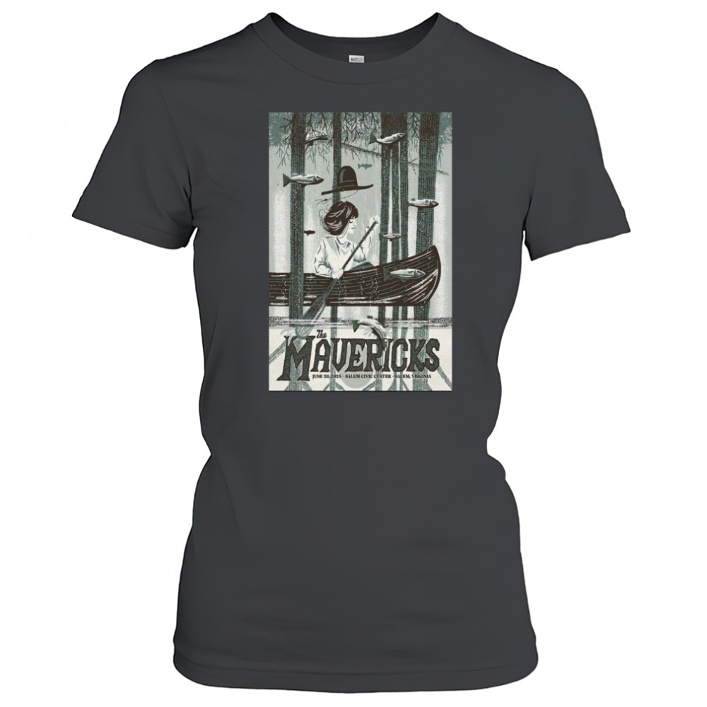 The Mavericks June 20 2025 Salem Civic Center Salem VA Tour Poster T-Shirt Women's T-shirt