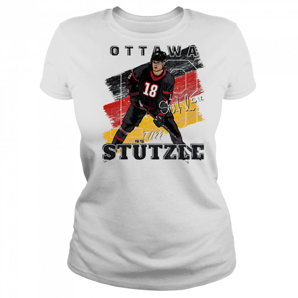 Tim Stutzle Ottawa Germany Flag shirt Women's T-shirt