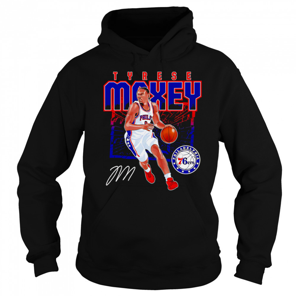 Tyrese Maxey Philadelphia 76ers Shattered shirt Sweatshirt
