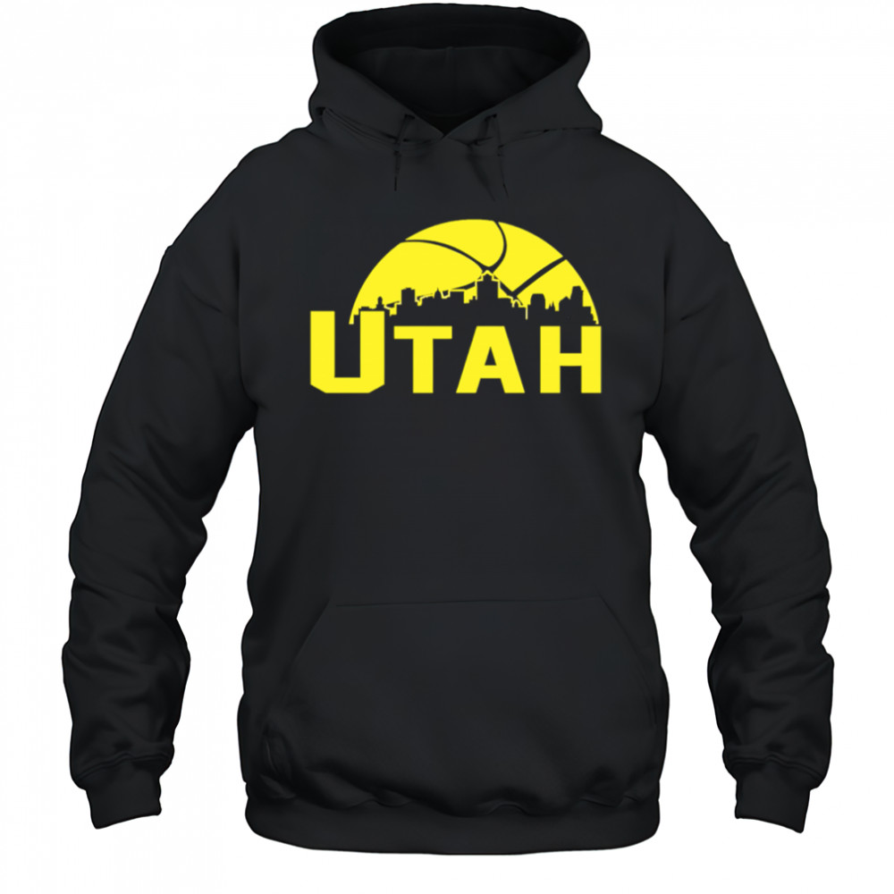 Utah Jazz Cityscape Skyline style 2025 shirt Hoodie