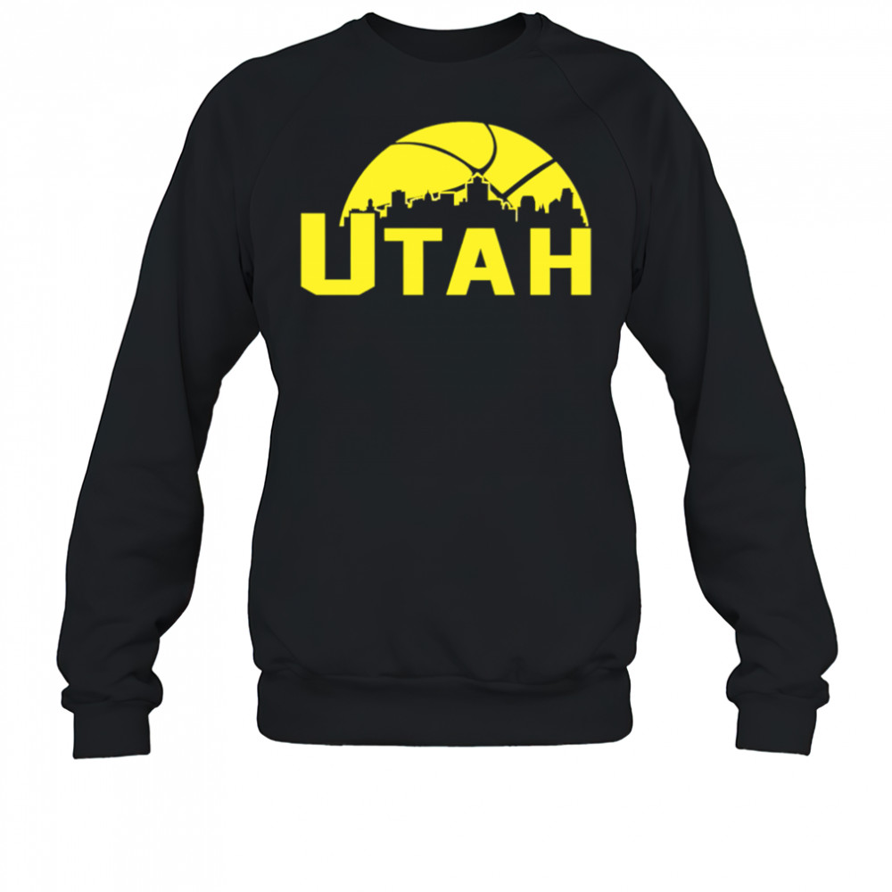 Utah Jazz Cityscape Skyline style 2025 shirt Sweatshirt