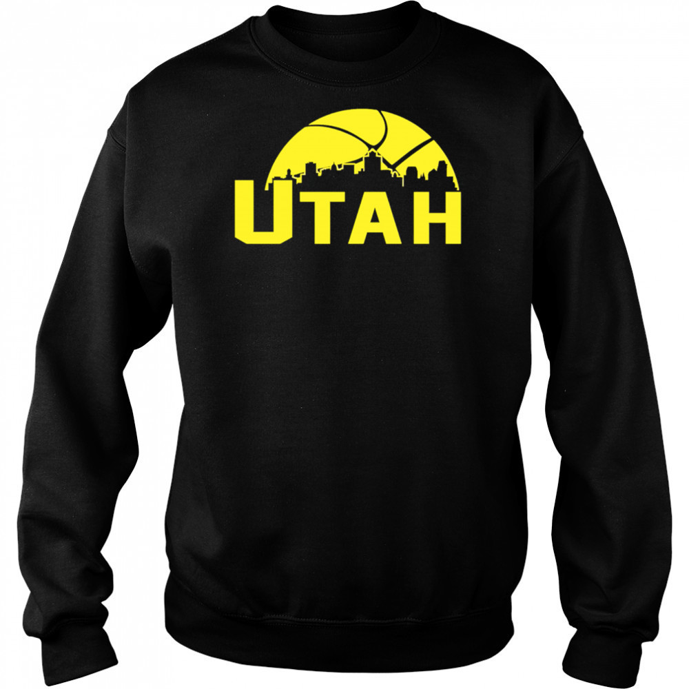 Utah Jazz Cityscape Skyline style 2025 shirt Hoodie