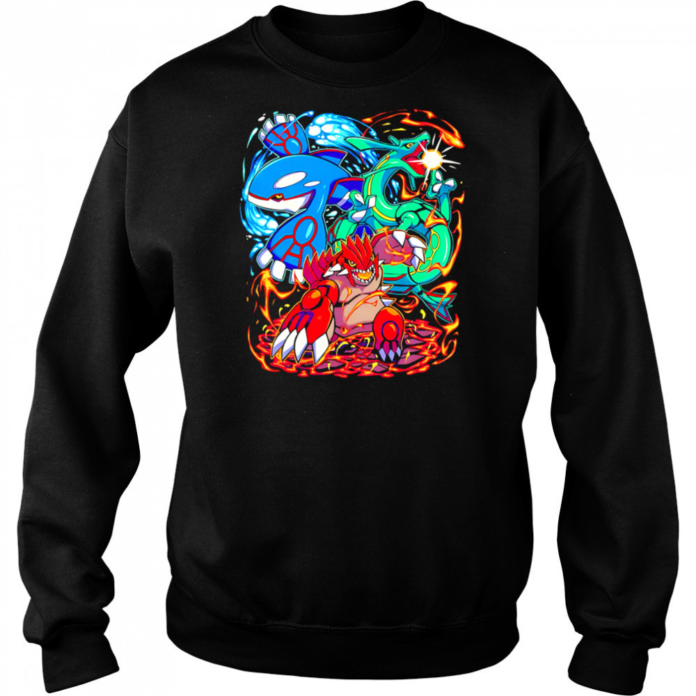 Weather Trio Pokemon graphic shirt Hoodie