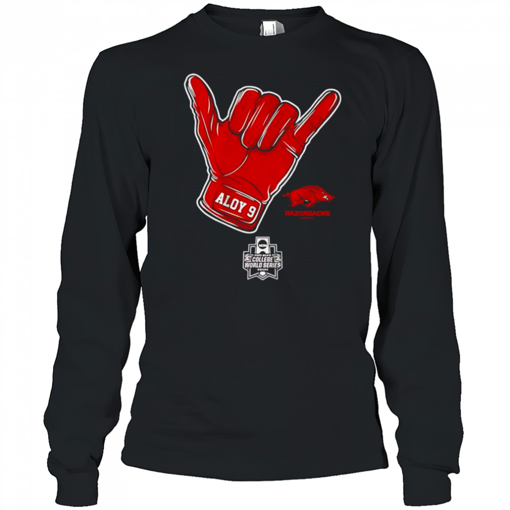 Wehiwa Aloy CWS Shaka Arkansas baseball shirt Long Sleeved