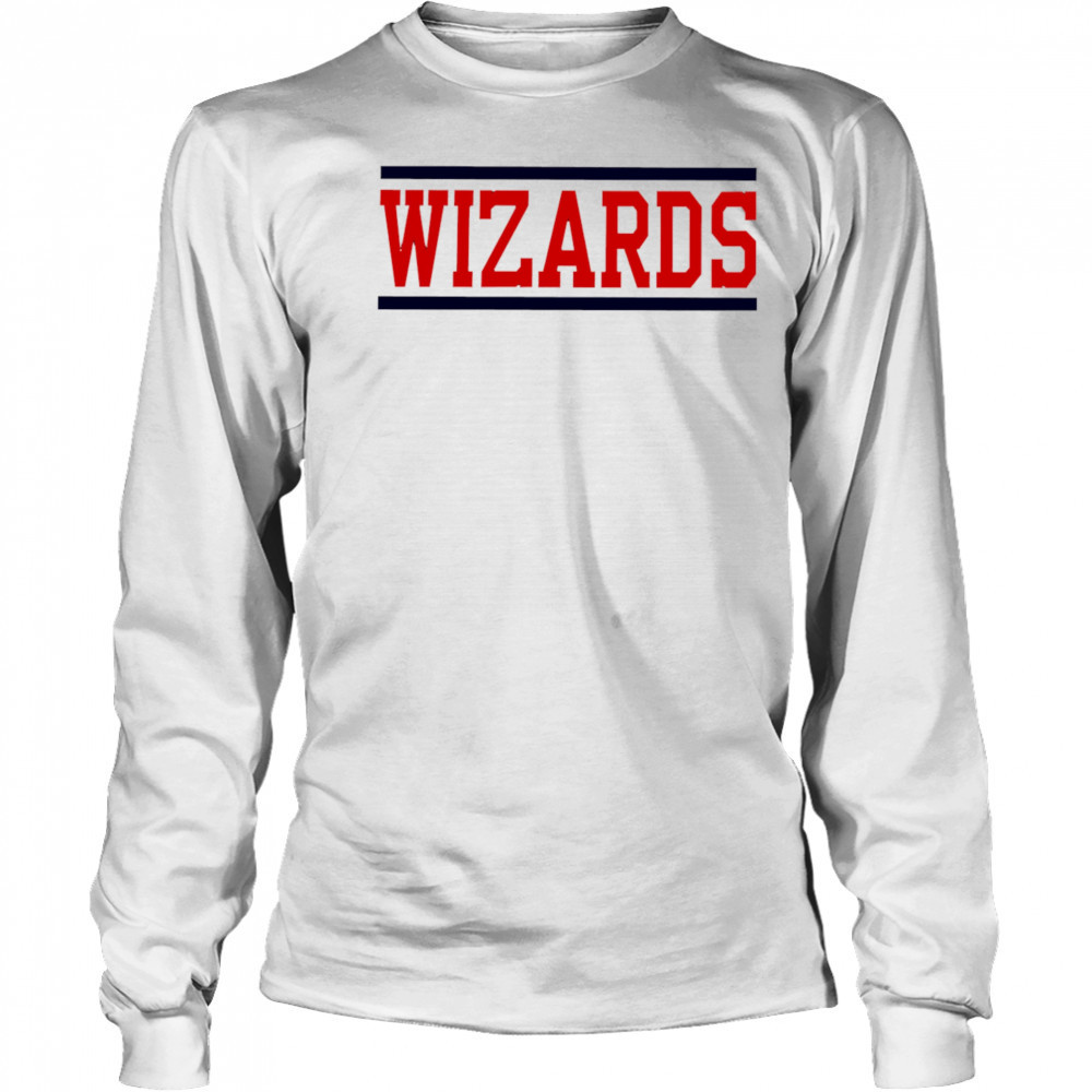 Wizards horizontal lines shirt Long Sleeved