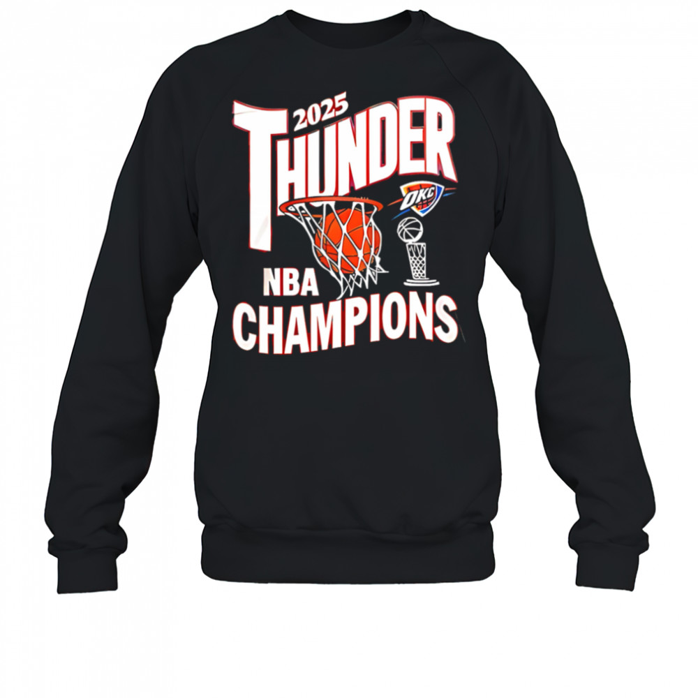 2025 Thunder NBA Champions shirt Sweatshirt