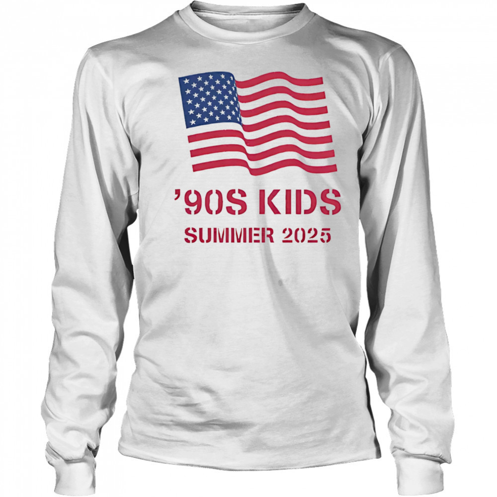 90s kids summer 2025 shirt Long Sleeved