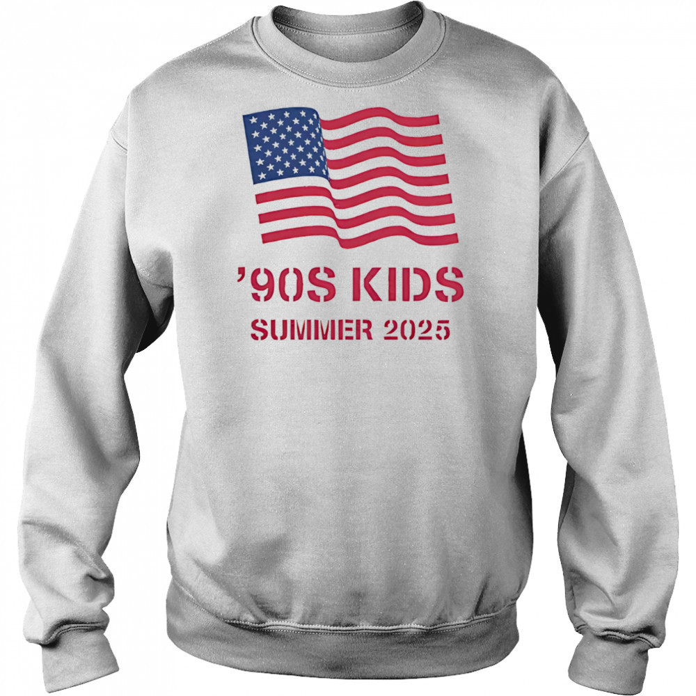 90s kids summer 2025 shirt Hoodie