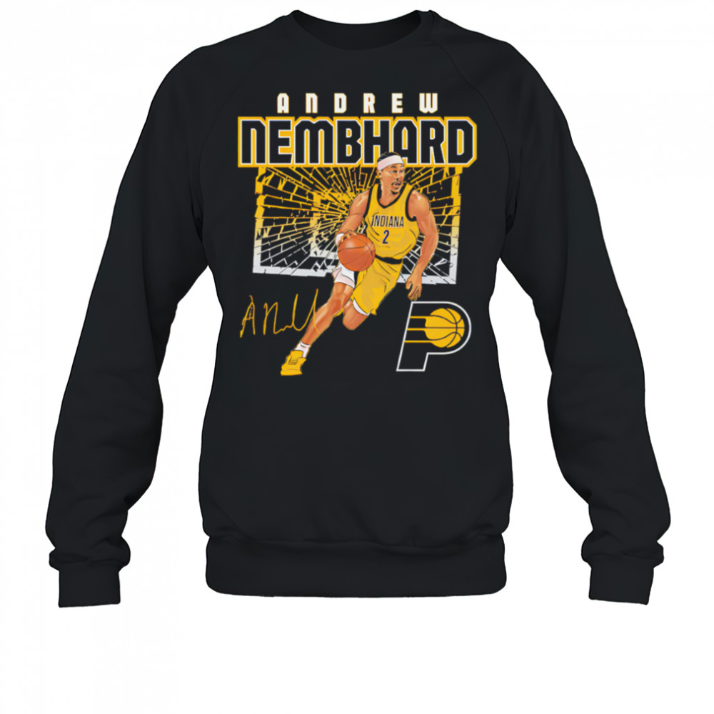 Andrew Nembhard Indiana Pacers Shattered shirt Sweatshirt