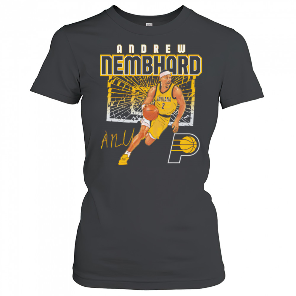 Andrew Nembhard Indiana Pacers Shattered shirt Women's T-shirt