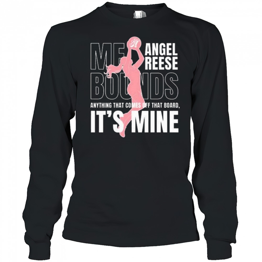 Angel Reese Mebounds Silhouette Shirt Long Sleeved