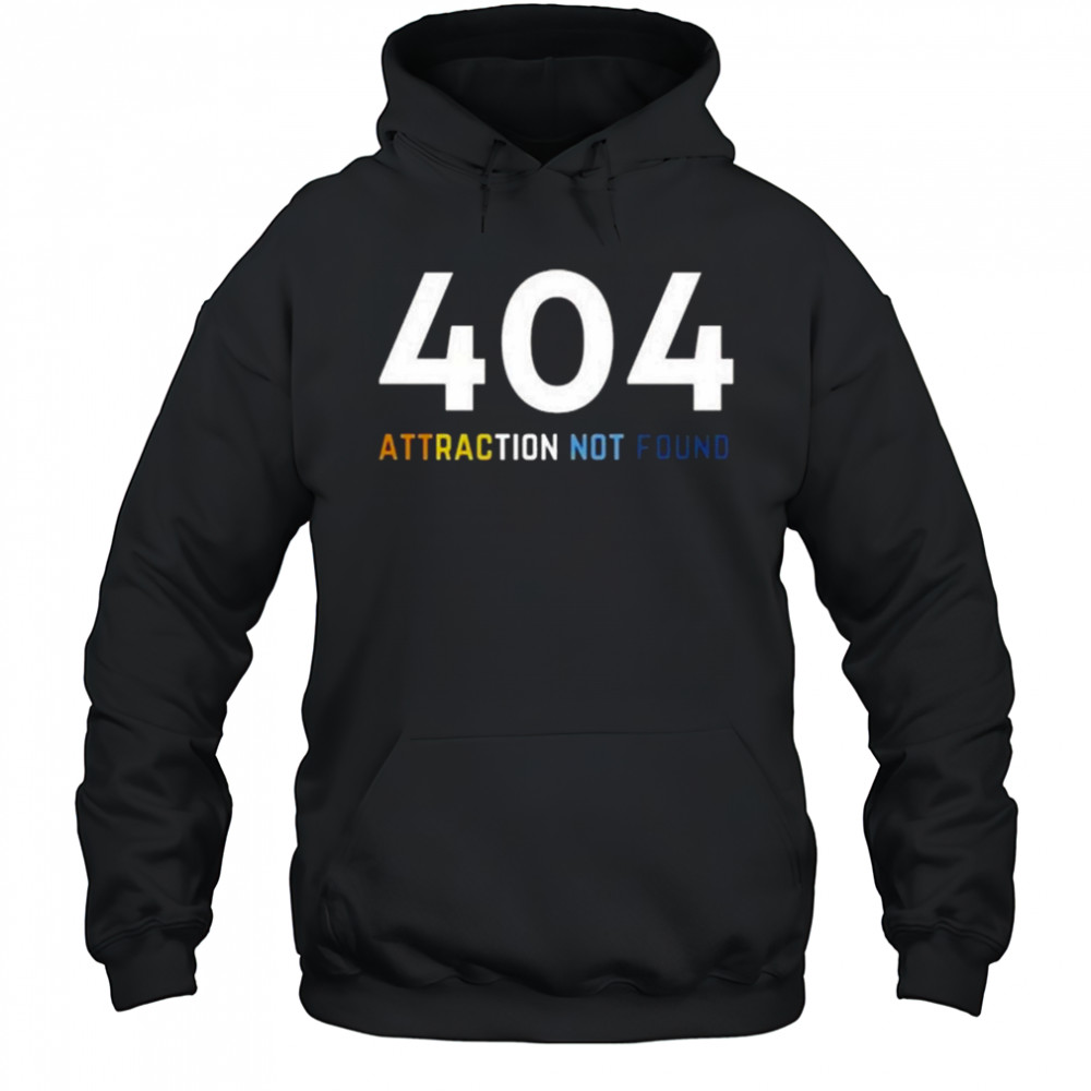 Aroace Lgbtq 404 Attraction Not Found Shirt Hoodie