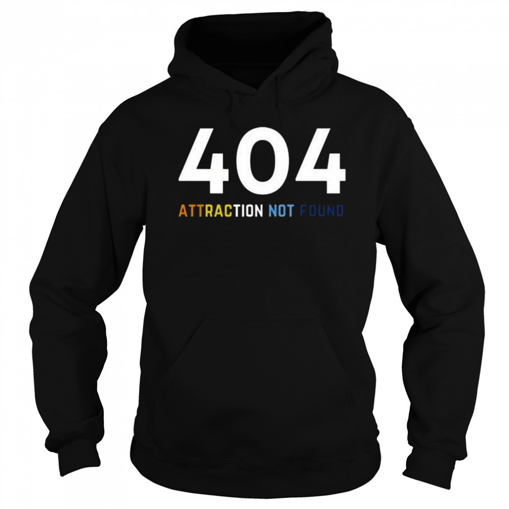 Aroace Lgbtq 404 Attraction Not Found Shirt Sweatshirt