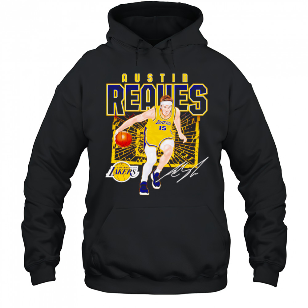 Austin Reaves Los Angeles Lakers Shattered shirt Hoodie