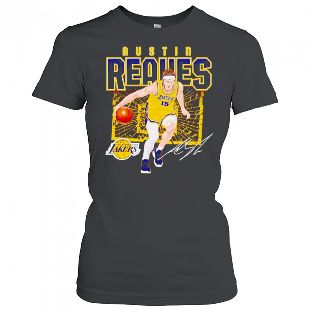 Austin Reaves Los Angeles Lakers Shattered shirt Women's T-shirt