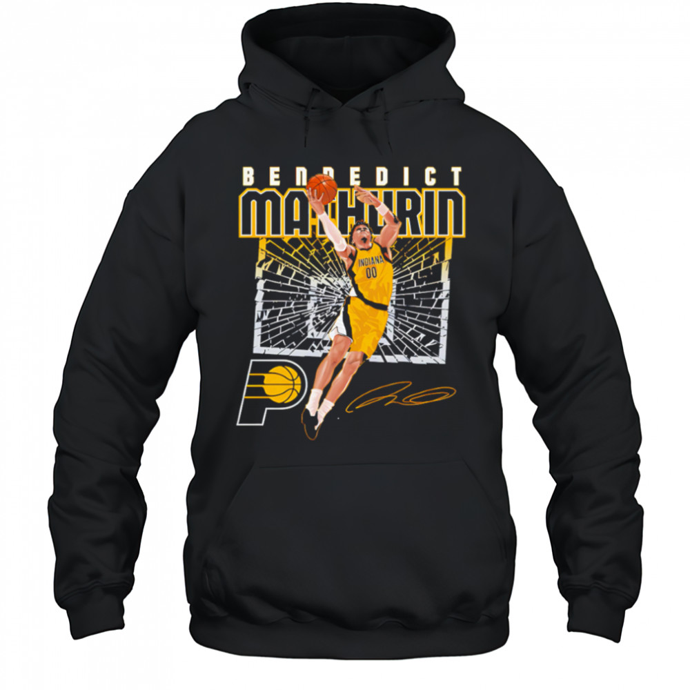 Bennedict Mathurin Indiana Pacers Shattered shirt Hoodie