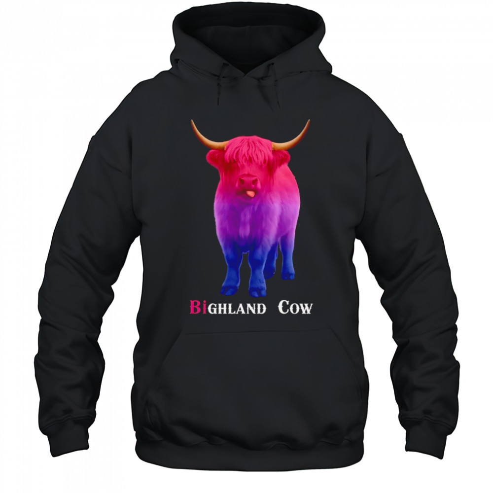 Bighland Cow shirt Hoodie