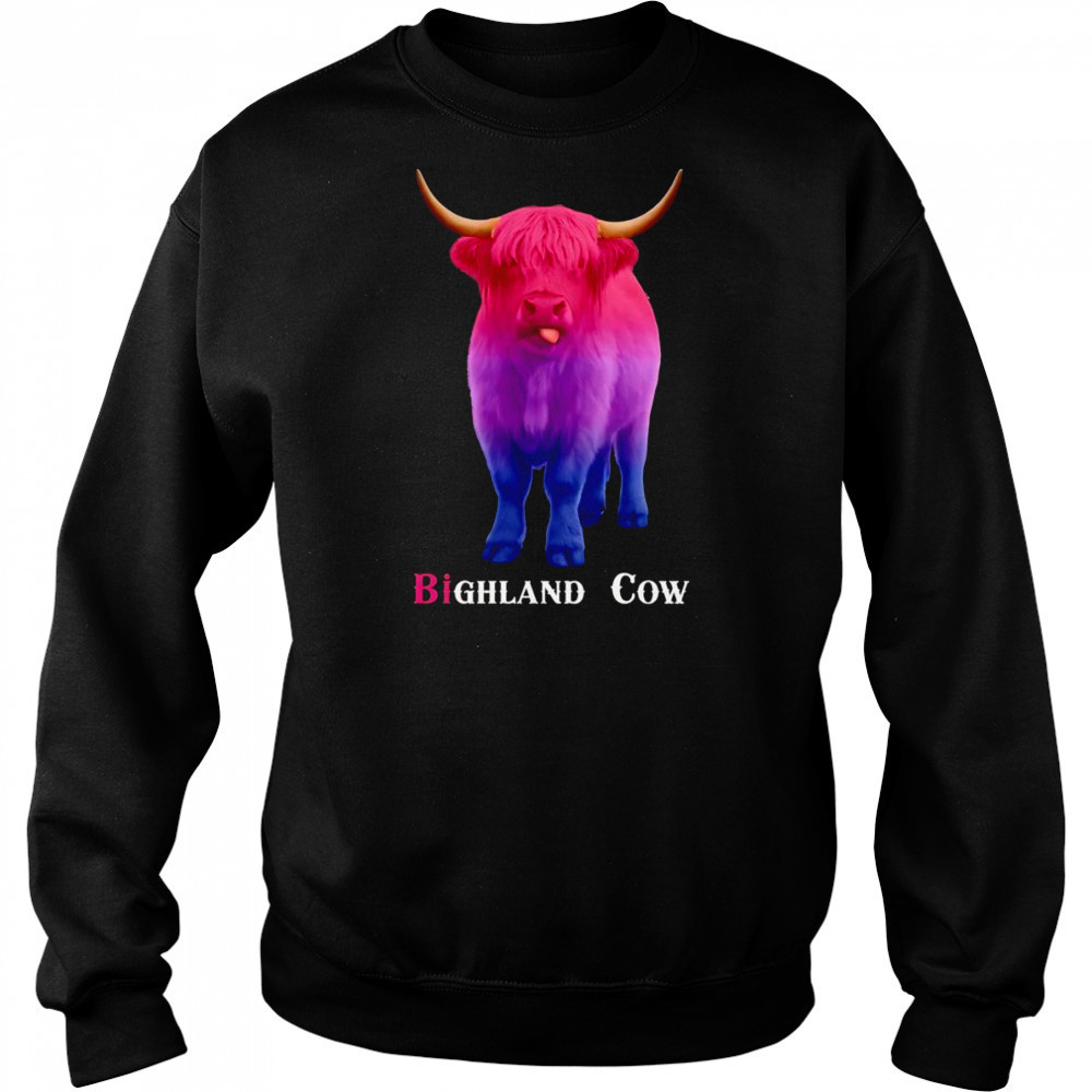 Bighland Cow shirt Hoodie