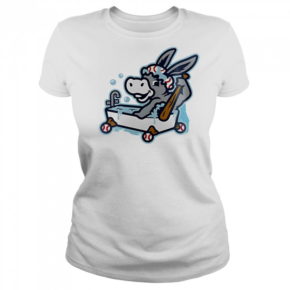 Binghamton Rumble Ponies Bathtub Donkeys shirt Women's T-shirt
